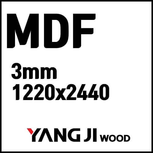 MDF 3mm 1220*2440